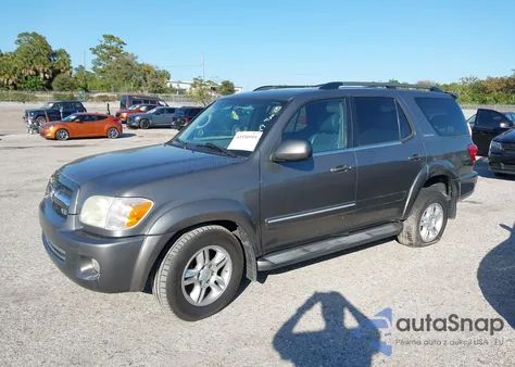 2005 Toyota Sequoia Limited V8 from USA, damaged, VIN 5TDZT38A65S248349